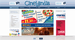Desktop Screenshot of cinelandia.it
