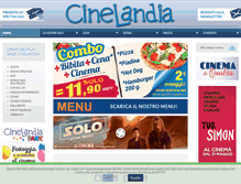 Tablet Screenshot of cinelandia.it